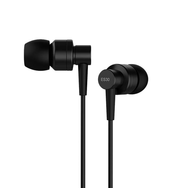 声美ES30C有线耳机高音质重低音隔音降噪手机电脑圆孔入耳式耳机
