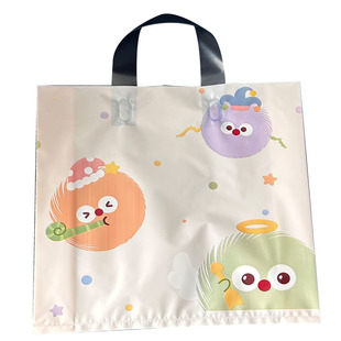 小中大号卡通时尚服装袋子批发塑料包装礼品袋男装女装手提袋50只