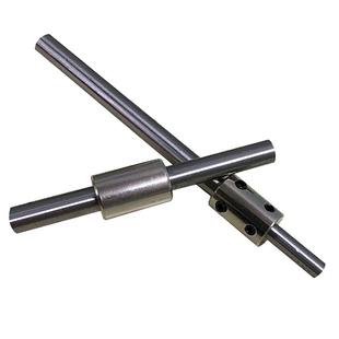 45号钢刚性联轴器 变径转接加长轴套筒连接器3/4/5/6/7/8/10/12mm