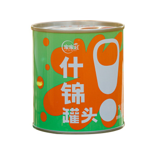 家家红新鲜水果什锦罐头300g黄桃菠萝椰果整箱即食零食