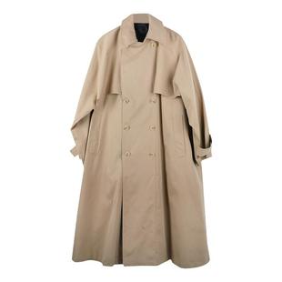 碧舍韩版大码oversize风衣男宽松中长款慵懒简约潮流青年大衣外套