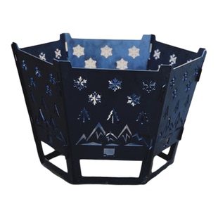 多功能加厚焚火台便携卡片式篝火炉野营露营烧烤围炉煮茶玩火神器