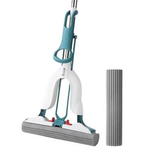 美丽雅海绵拖把家用一拖新款2025吸水免手洗对折式胶棉挤水地拖净