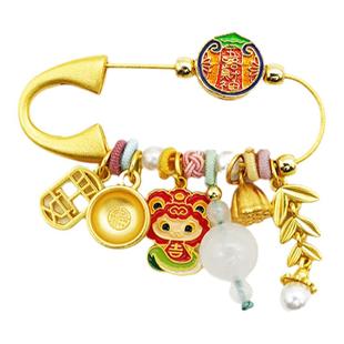 杭州灵隐正品孕妇别针挂件婴儿宝宝压惊别针护身符防惊吓别针实体