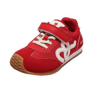 百丽童鞋女童运动鞋2025秋季新款儿童复古德训鞋男童板鞋休闲跑步