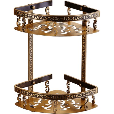 欧式复古三角篮浴室三角置物架