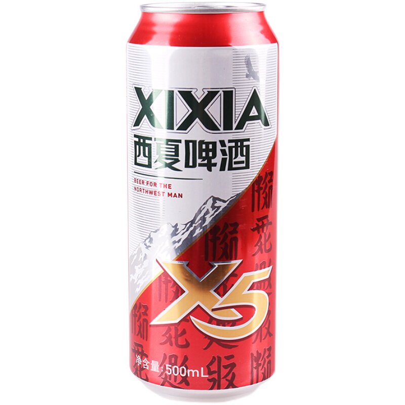 宁夏西夏啤酒12罐装特产