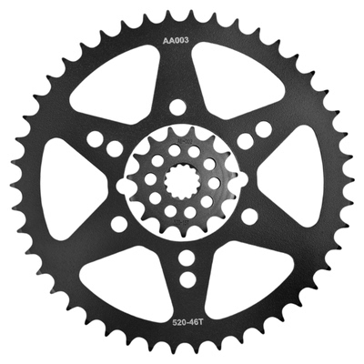 适用川崎忍者400 Z650 EX650异兽KLE650大小齿ER6F/6N牙盘链轮