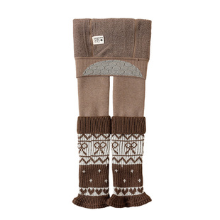 冬季加绒女童打底裤宝宝外穿保暖裤女孩儿童冬天一条过冬棉裤洋气