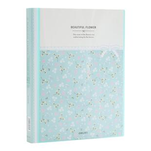 得力文件夹多层插页透明资料册a4学生用试卷夹40/60/80页检查单孕妇孕检产检资料收纳册袋本夹子幼儿园谱夹