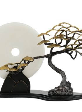 装饰品玄关黎采天然玉石新中式