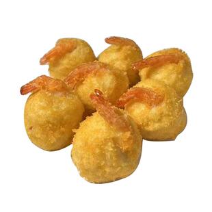 芝士虾球冷冻半成品海鲜油炸小吃金丝酒店美食商用预制菜餐饮食材