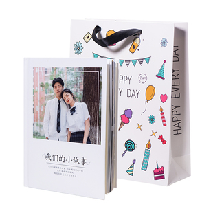 照片书相册本定制diy纪念册照片做成书情人节情侣礼物礼物影集