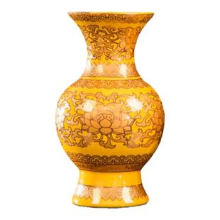 中成真金黄香炉家用室内供果盘礼佛净水杯上供插花瓶佛前供佛套装