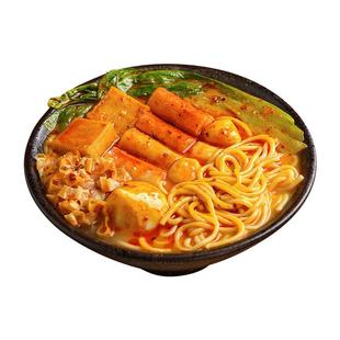 皇饿吗食光说东北老式正宗黏糊麻酱麻辣烫玉米面336g懒人夜宵速食