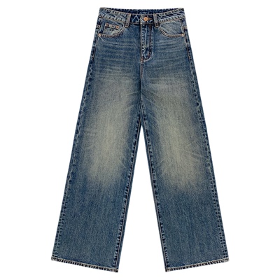 HONORE古月重工水洗牛仔裤