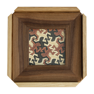 空合  复古风实木框创意小画摆件 餐厅卧室斗柜书房高级感装饰画