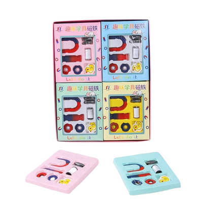 小学磁铁套装盒科学实验磁铁教具