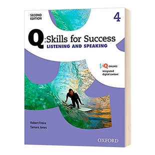 英文原版 牛津学术成功系列听说教材4级 Oxford Q Skills for Success Listening and Speaking 4 英文版进口英语词汇语言学习书籍