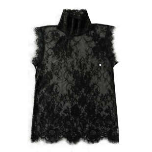 百搭高领蕾丝假领子无袖打底衫百搭立领毛衣装饰领衬衫内搭假衣领