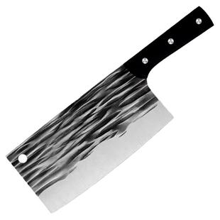 龙泉菜刀家用手工锻打刀具厨师专用切菜刀厨房切肉切片刀砍骨头刀