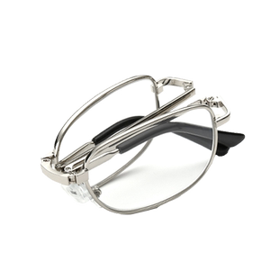 BYZA老花镜男女可折叠超轻时尚舒适高清老花老光眼镜老人玻璃镜片