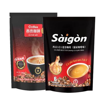 西贡越南咖啡炭烧猫屎咖啡味16条