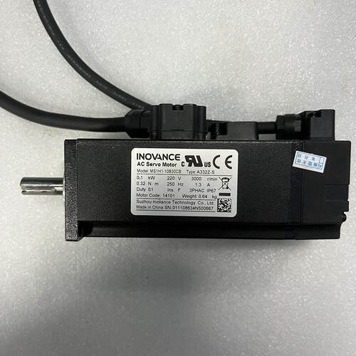 溢价-汇川伺服电机MS1H1-10B30CB-A332Z，100W