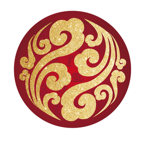 加厚防滑耐磨创意祥云地贴走运