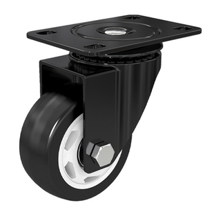 万向轮轮子脚轮1.5寸2寸M8M10M12丝杆脚轮手推车滑轮静音刹车轱辘