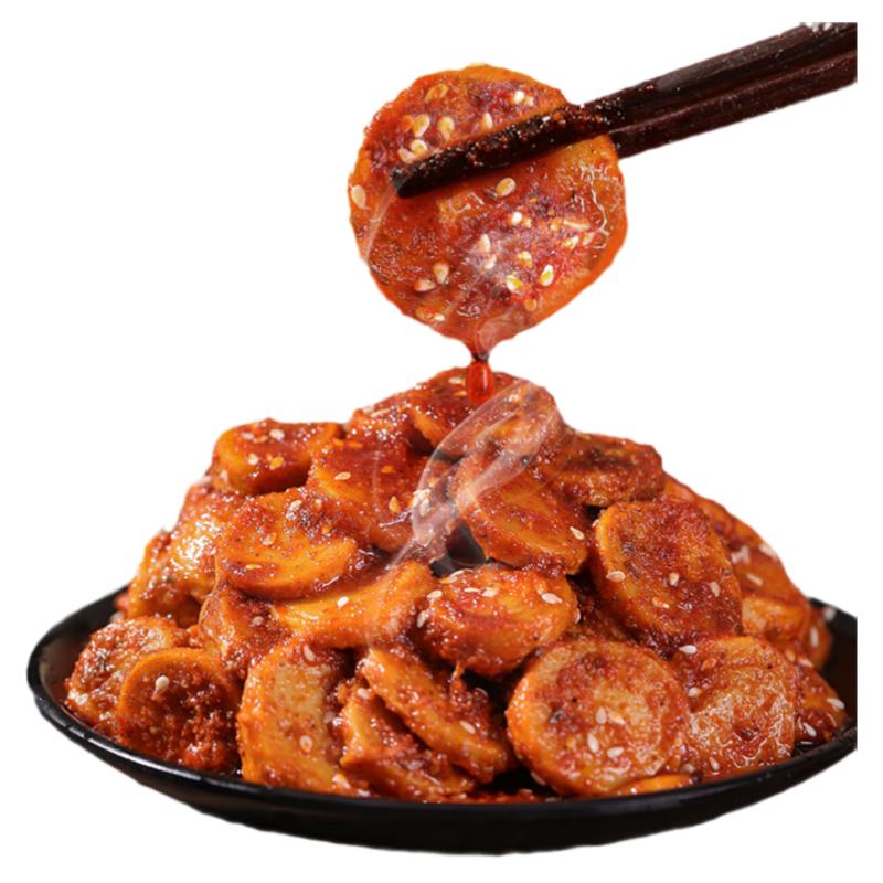 弯记弯面筋圈手工辣条切片更入味