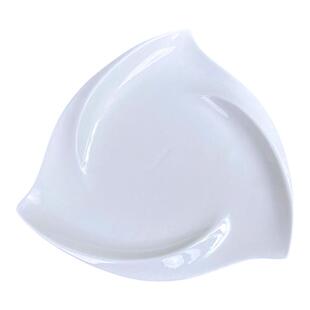 陶瓷餐具小吃火锅店饭店创意盘子炒菜商用异形三角凉菜盘陶瓷餐厅