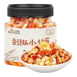 三知情剁椒小竹笋脆嫩香辣即食开味下饭菜江西腌笋咸菜酱腌菜瓶装