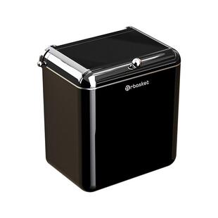 吸盘垃圾桶卫生间带盖大容量马桶纸篓2024新款家用壁挂厕所垃圾篓