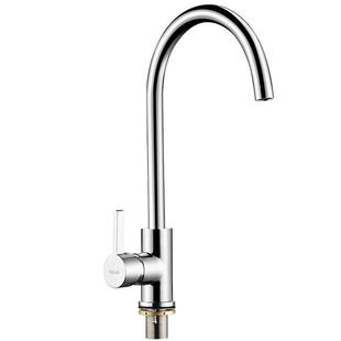 欧琳厨房单冷水龙头洗衣池阳台家用水槽可旋转防溅洗菜盆水龙头