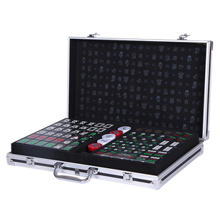 高端黑色麻将牌家用大号一级正品42mm手搓麻将珍藏版礼品高档麻将