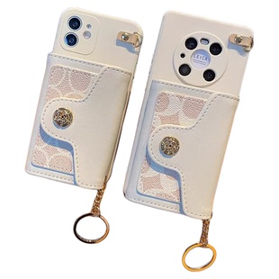 古董白钱包适用oppoFindX8Pro手机壳Reno15带挂绳8斜挎7防摔13插卡11软10硅胶14保护套x8s+卡包12女款x7ultra