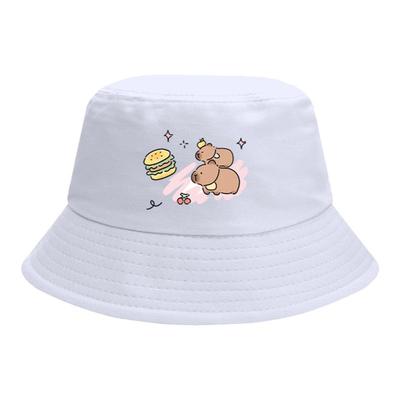 卡皮巴拉可爱水豚君卡比巴渔夫帽