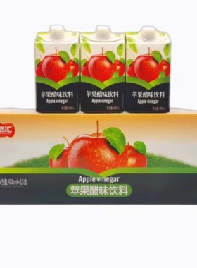 饮料苹果醋饮料品汇无糖488ml
