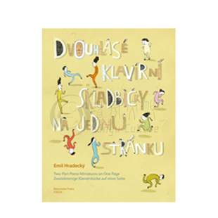 【促销】赫拉德茨儿童初级钢琴简易二声部单页钢琴曲集骑熊士原版进口乐谱书 Hradecky 16 simple piano pieces H8034