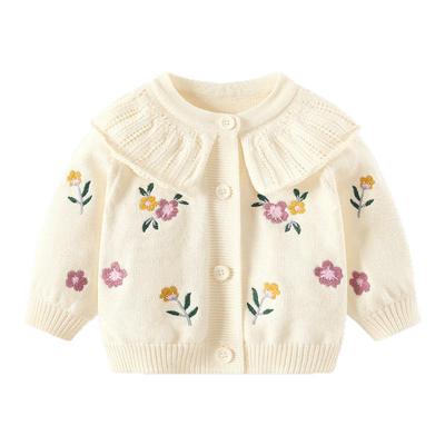 女宝宝衣服针织开衫时髦洋气上衣