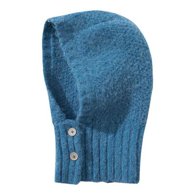 秘鲁进口羊驼毛混纺保暖毛线帽