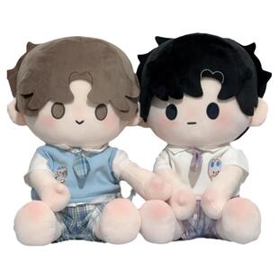 世界之外棉花娃娃顾时夜易遇属性40cm棉花娃娃一番赏娃已换棉坐姿