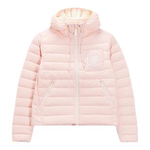 Ed Hardy埃德哈迪美式复古虎头保暖时尚女士轻薄连帽羽绒服外套