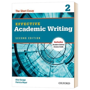牛津学术英语写作教材2 英文原版 Oxford Effective Academic Writing 2 英文版大学教辅 进口原版英语书籍 OUP Oxford