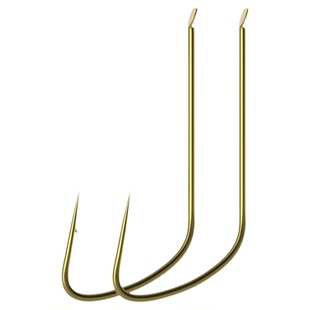 钛合金竞技狼牙袖钩有刺极细散装野钓鲫鱼钩金袖黑坑钓鱼钩袖勾