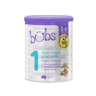 【0元试喝】澳洲进口Bubs婴幼儿羊奶粉1段A2配方山羊奶粉一段400g
