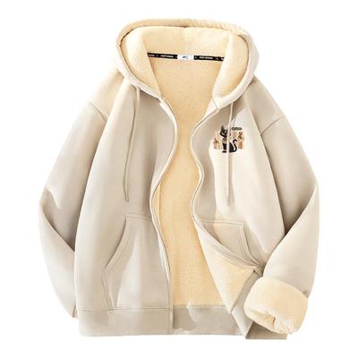 回力冬季加绒加厚重磅连帽卫衣