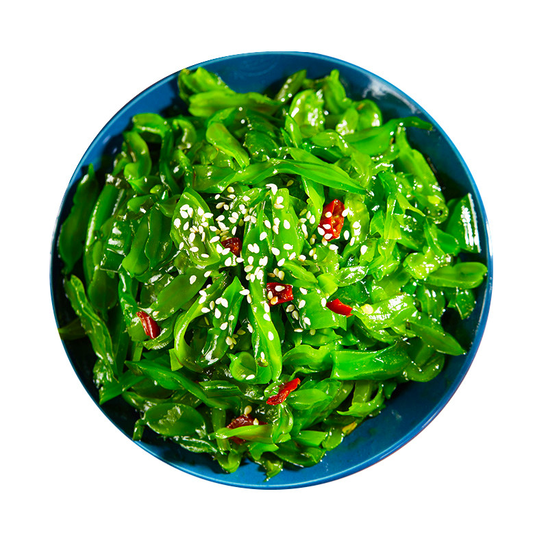 香辣海白菜泡菜早餐小菜海白菜即食下饭裙带菜咸菜商用一整箱