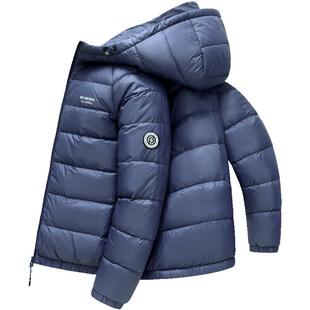 雪中飞情侣装轻薄羽绒服男女同款中青年春秋百搭保暖连帽休闲外套